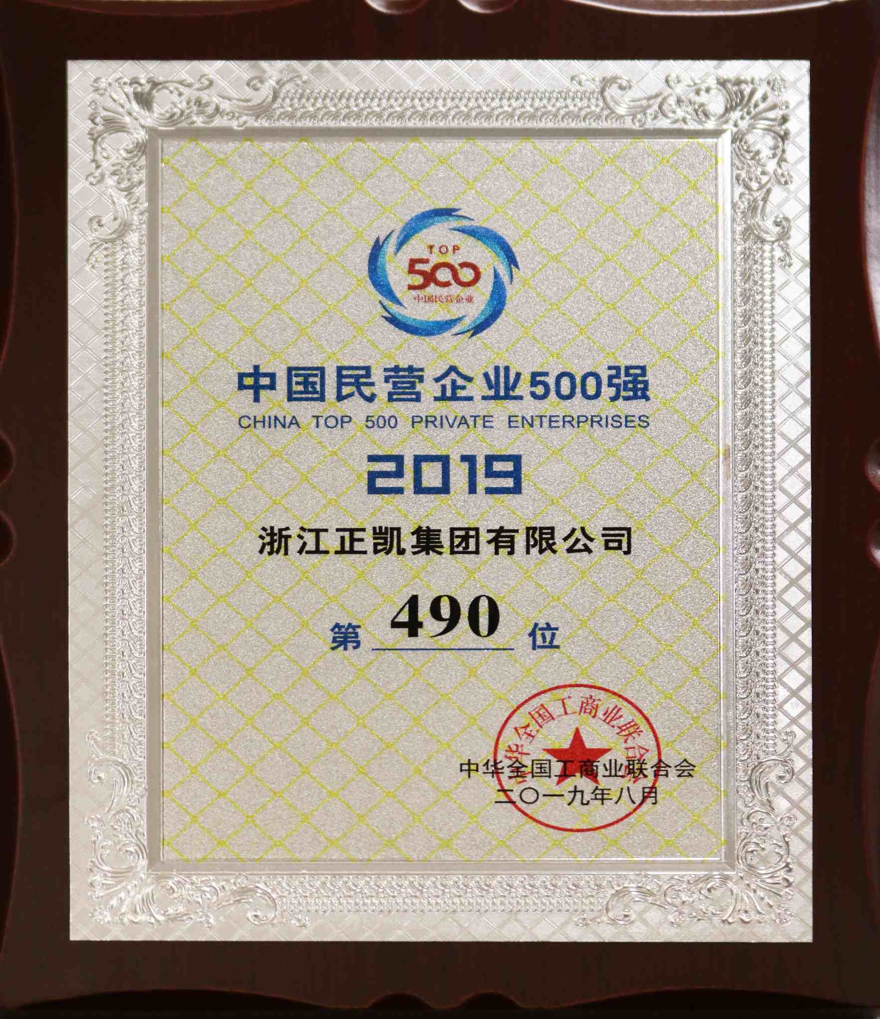8.2019年中國(guó)民營(yíng)企業(yè)500強(qiáng)
